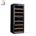 Hot sale freestanding slender tall thin wine fridge